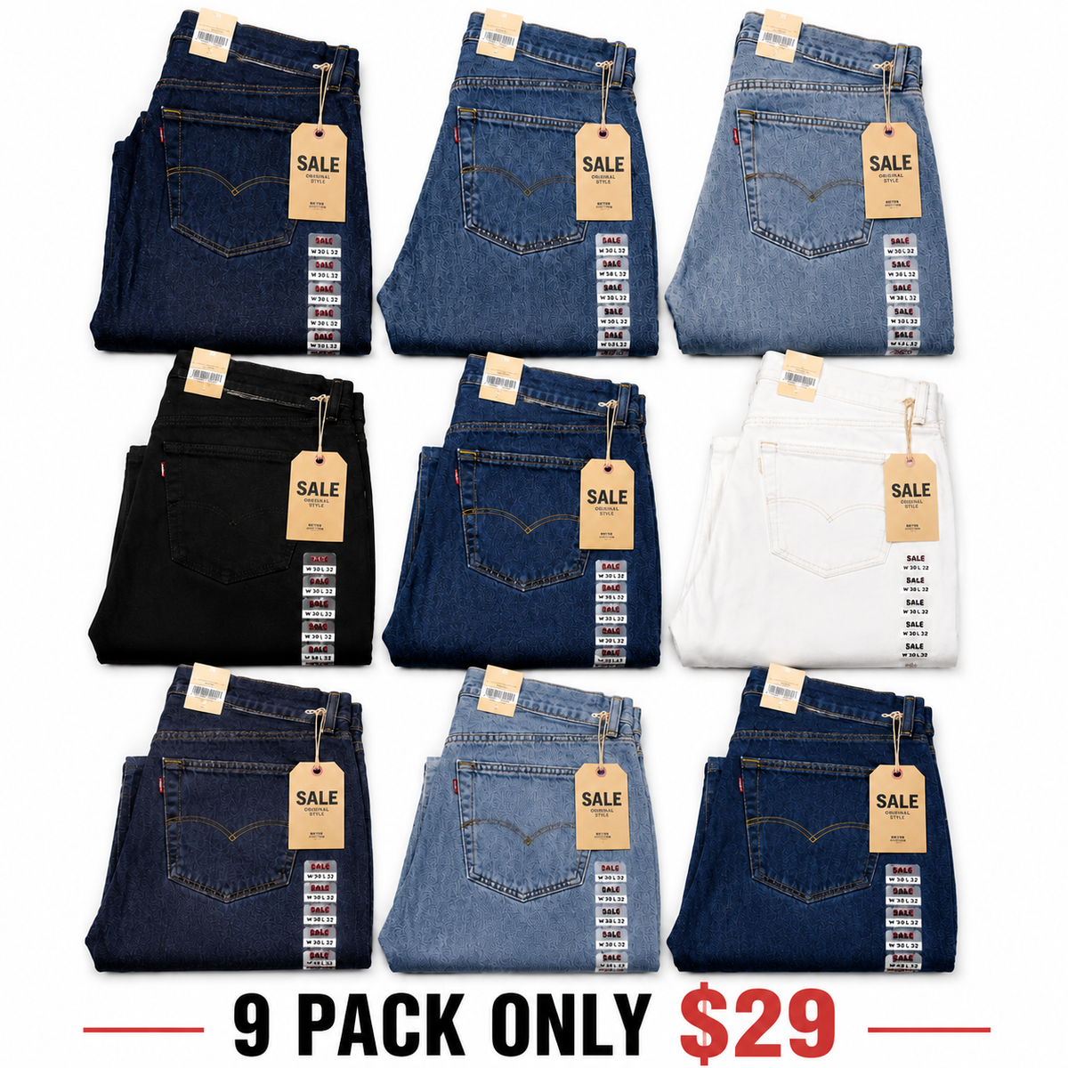 🔥Last Day:90% Off🔥Flex Stretch Slim Straight Jeans